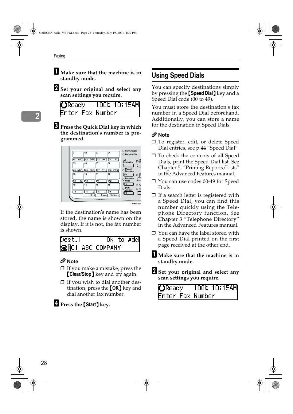 Using speed dials | Dixon Aficio 1515 User Manual | Page 979 / 1171