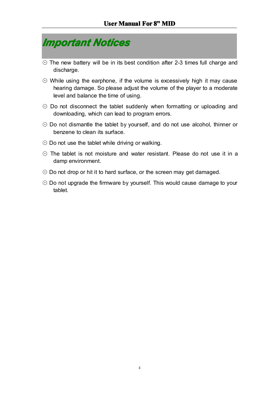 Importantnotices, Important notices, Important | Curtis LT8029 User Manual | Page 4 / 19