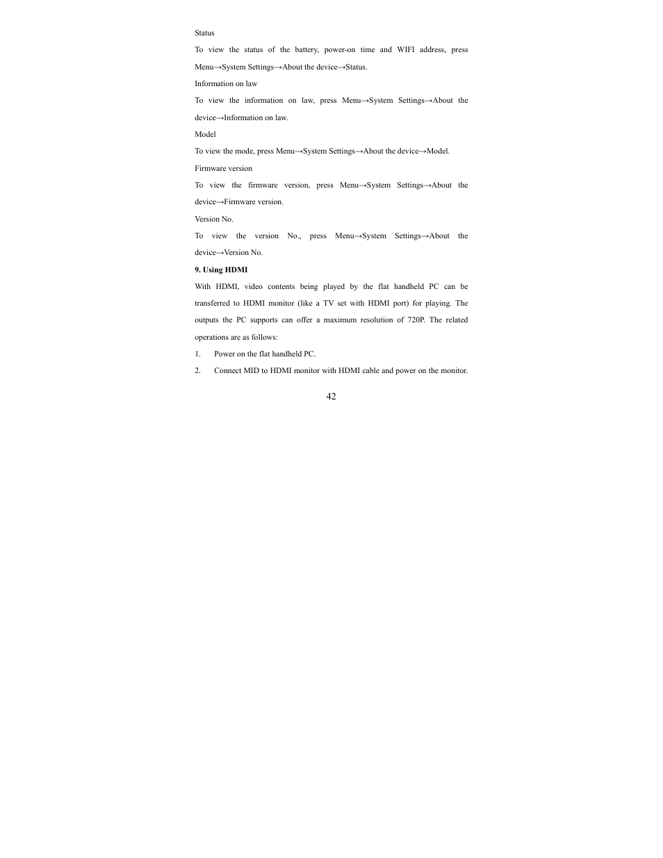 Curtis LT8025 User Manual | Page 42 / 49