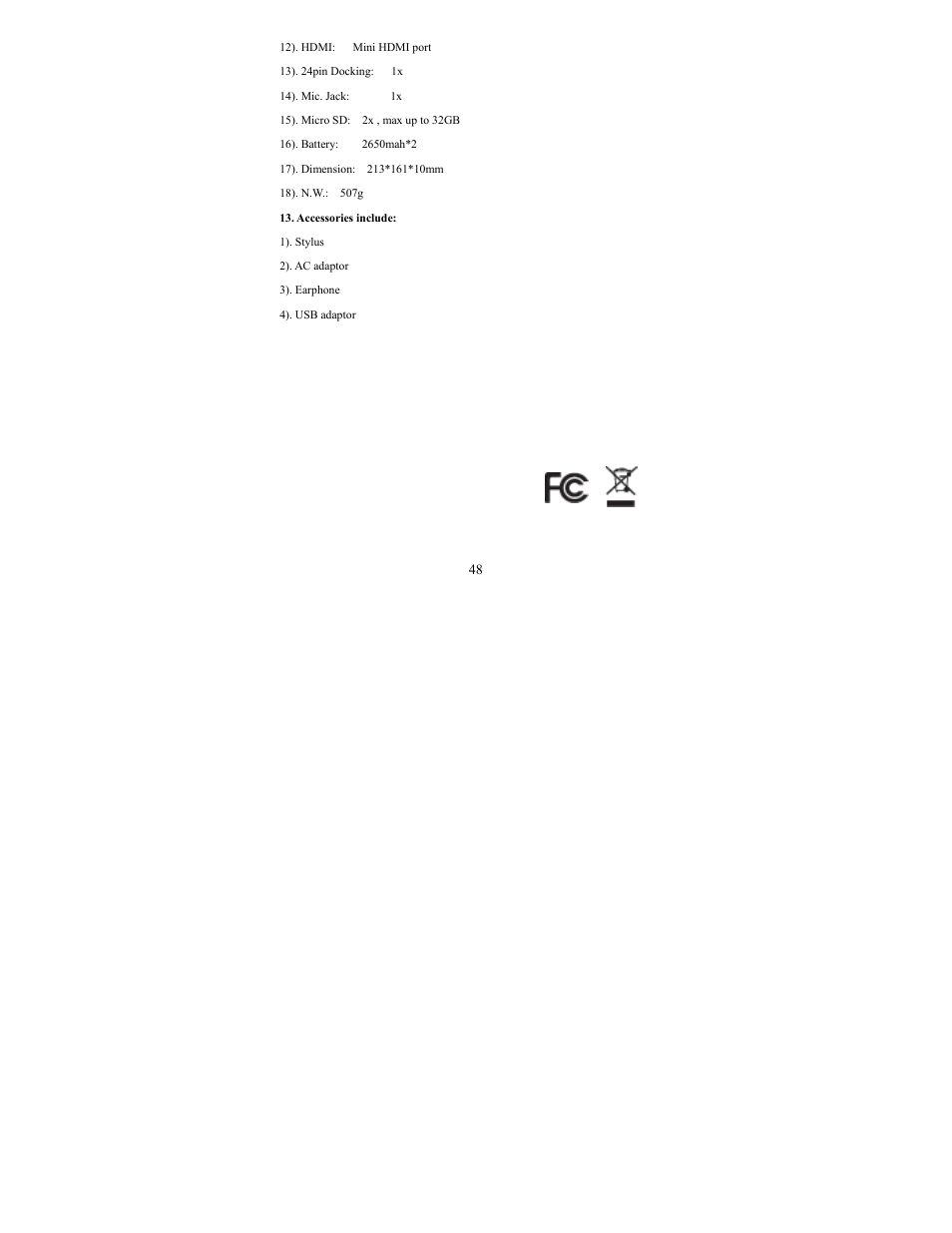 Curtis LT8025 User Manual | Page 48 / 49