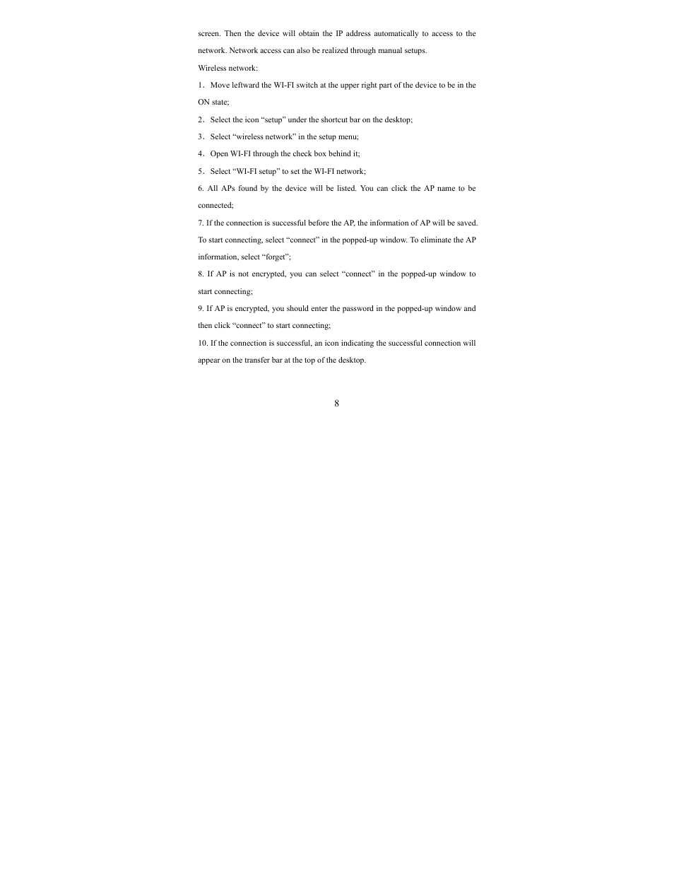 Curtis LT8025 User Manual | Page 8 / 49