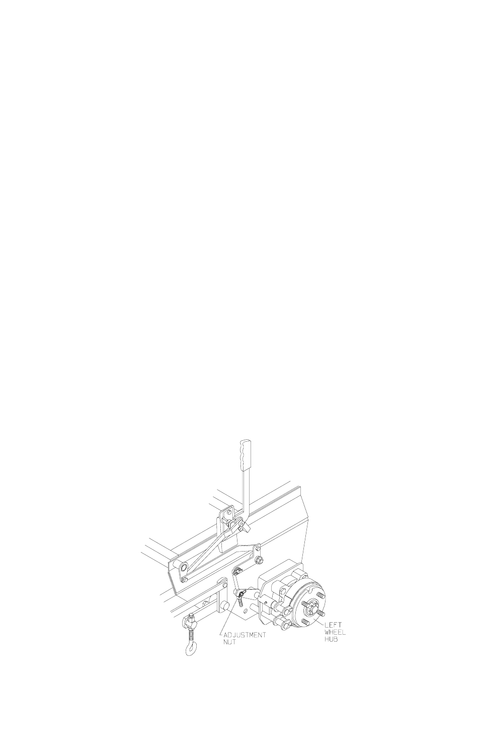 Care and maintenance, Parking brake adjustment | Dixon Operator's Manual electric lawn mower Grizzly 2005 User Manual | Page 43 / 56