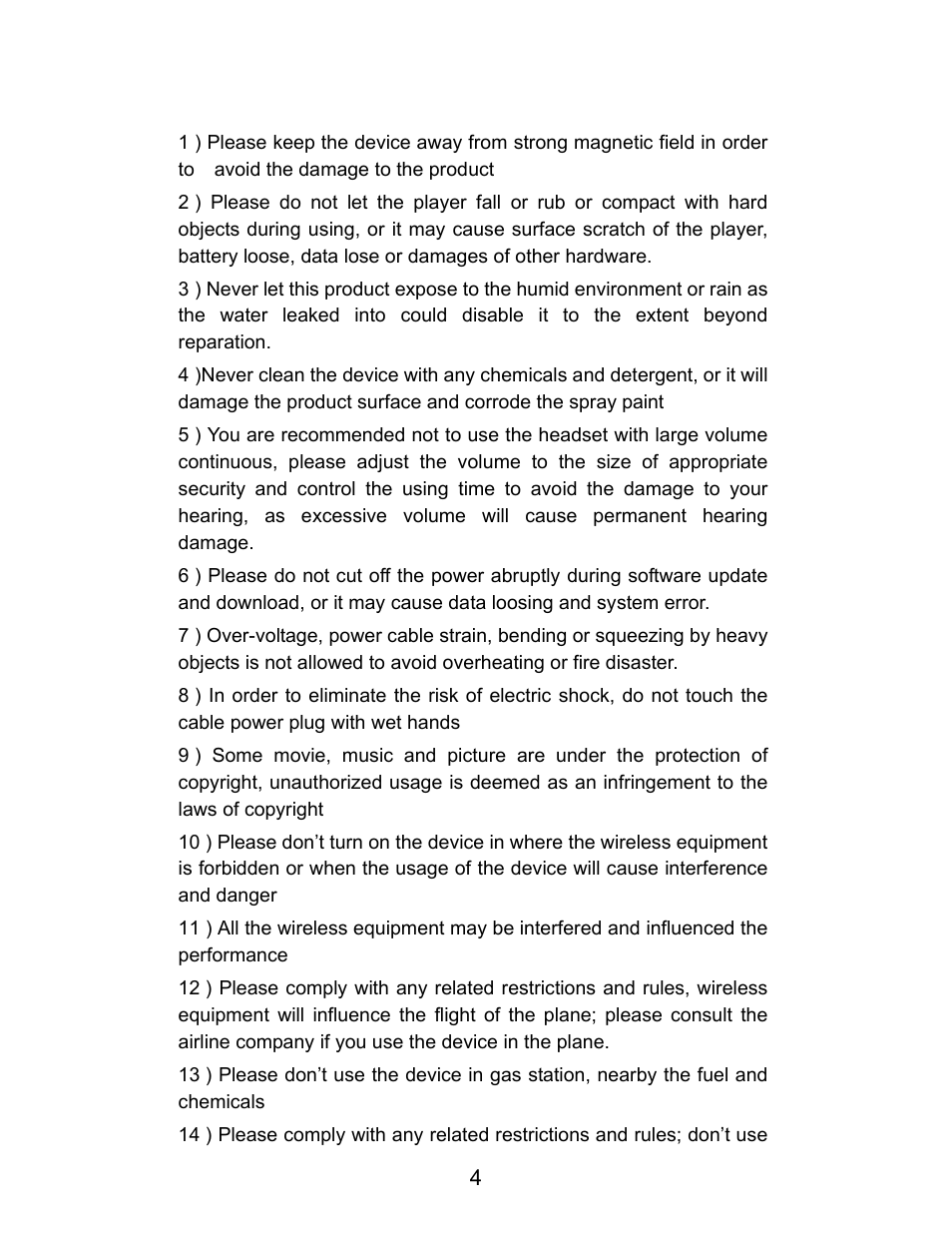 Safety notices | Curtis LT5000 User Manual | Page 4 / 45