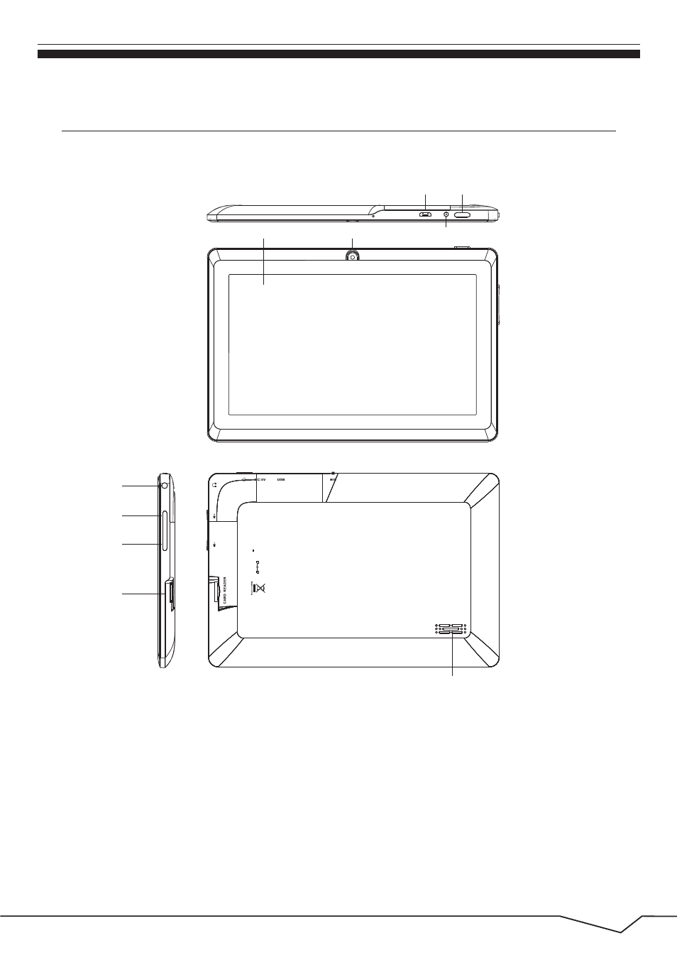 Ｐｒｅｐａｒａｔｉｏｎ 1. appearance and button, 1 touch panel, 2 power | Curtis LT7033E User Manual | Page 3 / 29