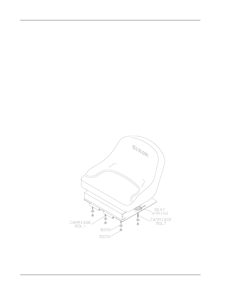 Seat adjustment instructions | Dixon 13087-0400 User Manual | Page 12 / 36
