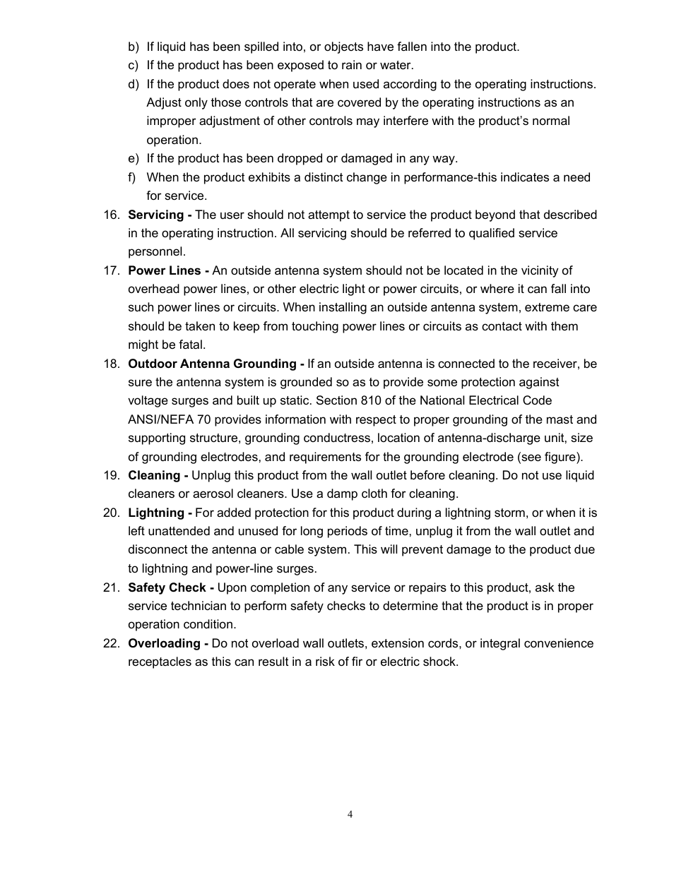 Curtis CR1252 User Manual | Page 4 / 8