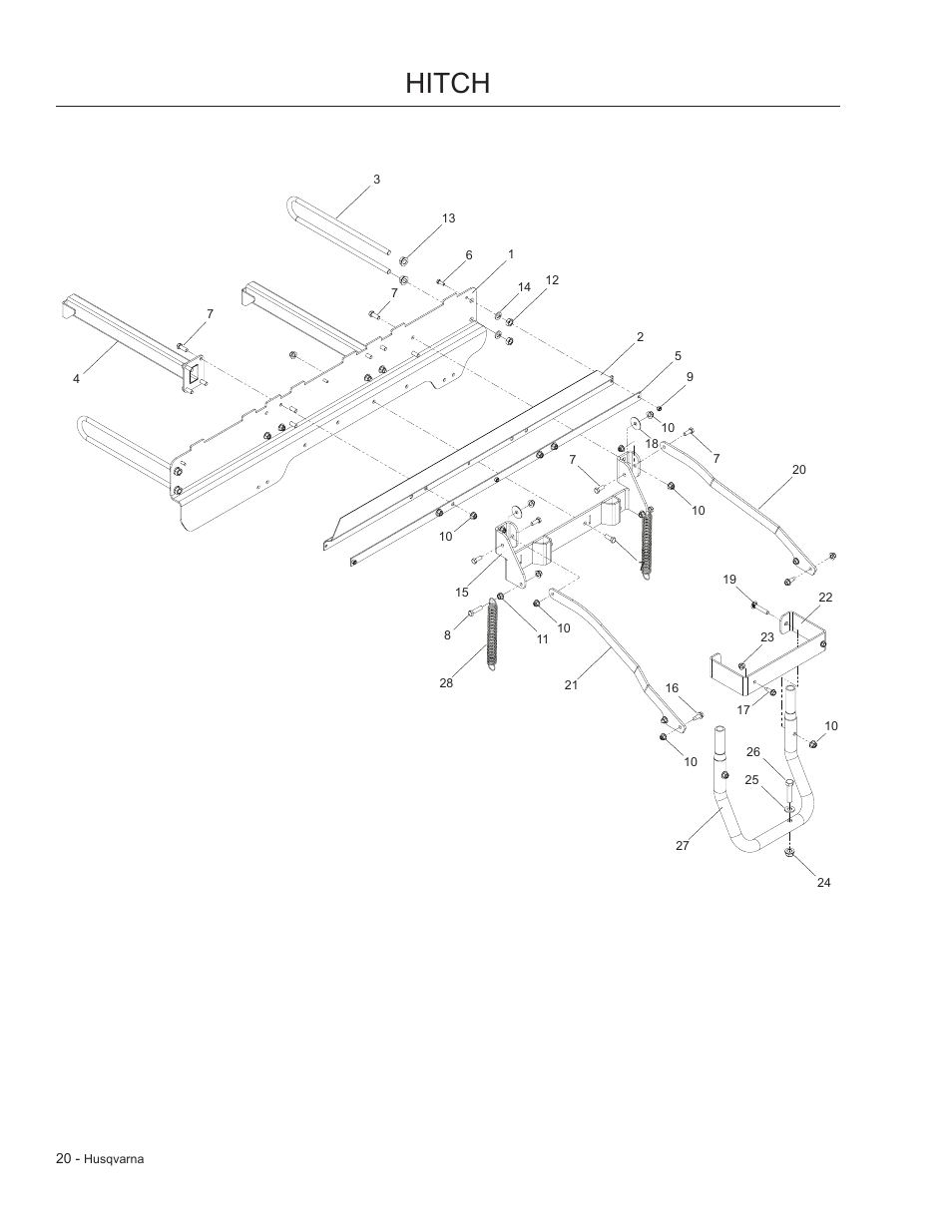 Hitch | Dixon 966 004901 User Manual | Page 20 / 28