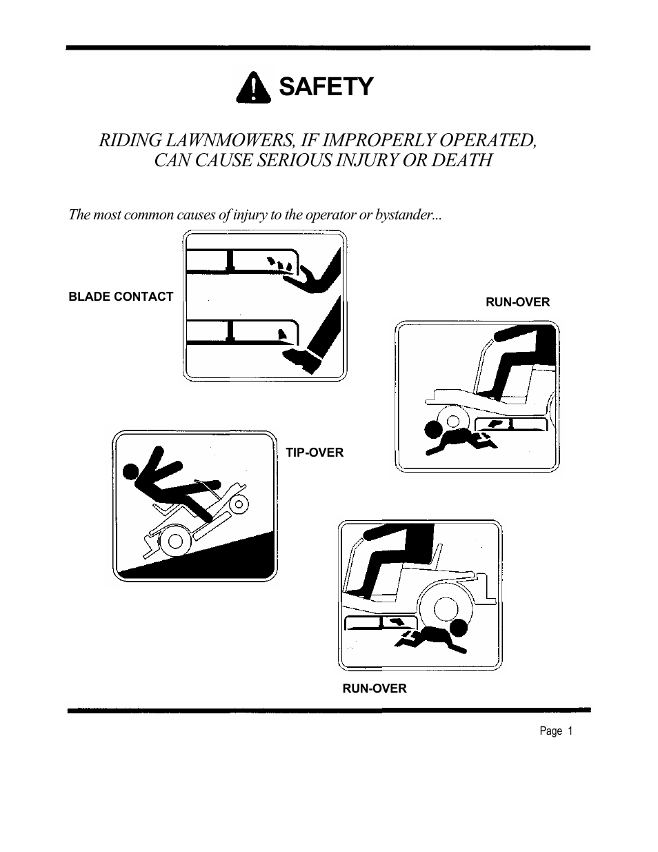 Safety | Dixon 2301 User Manual | Page 4 / 42