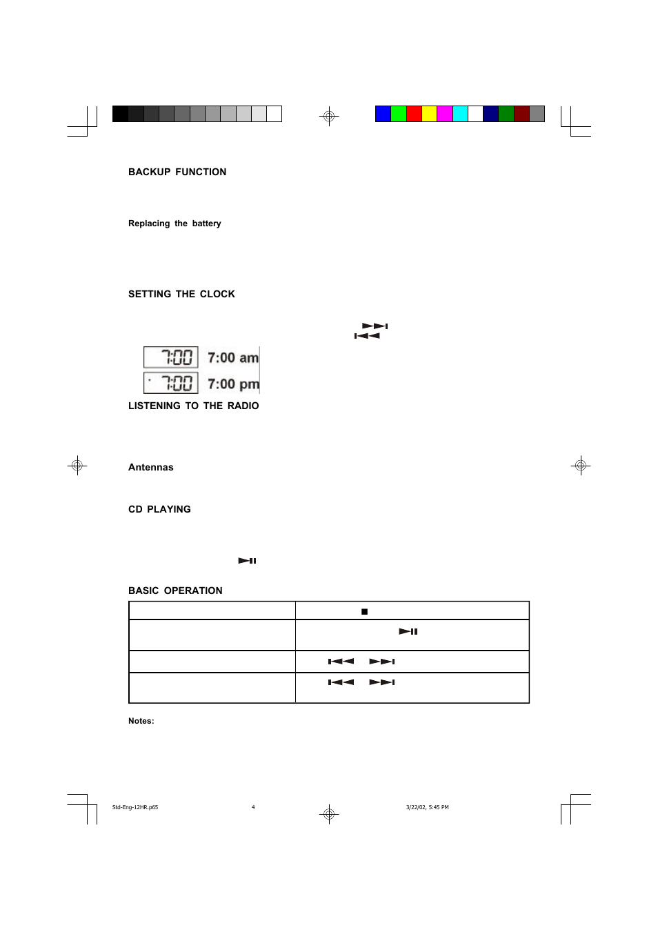 Curtis CR4940 User Manual | Page 3 / 5