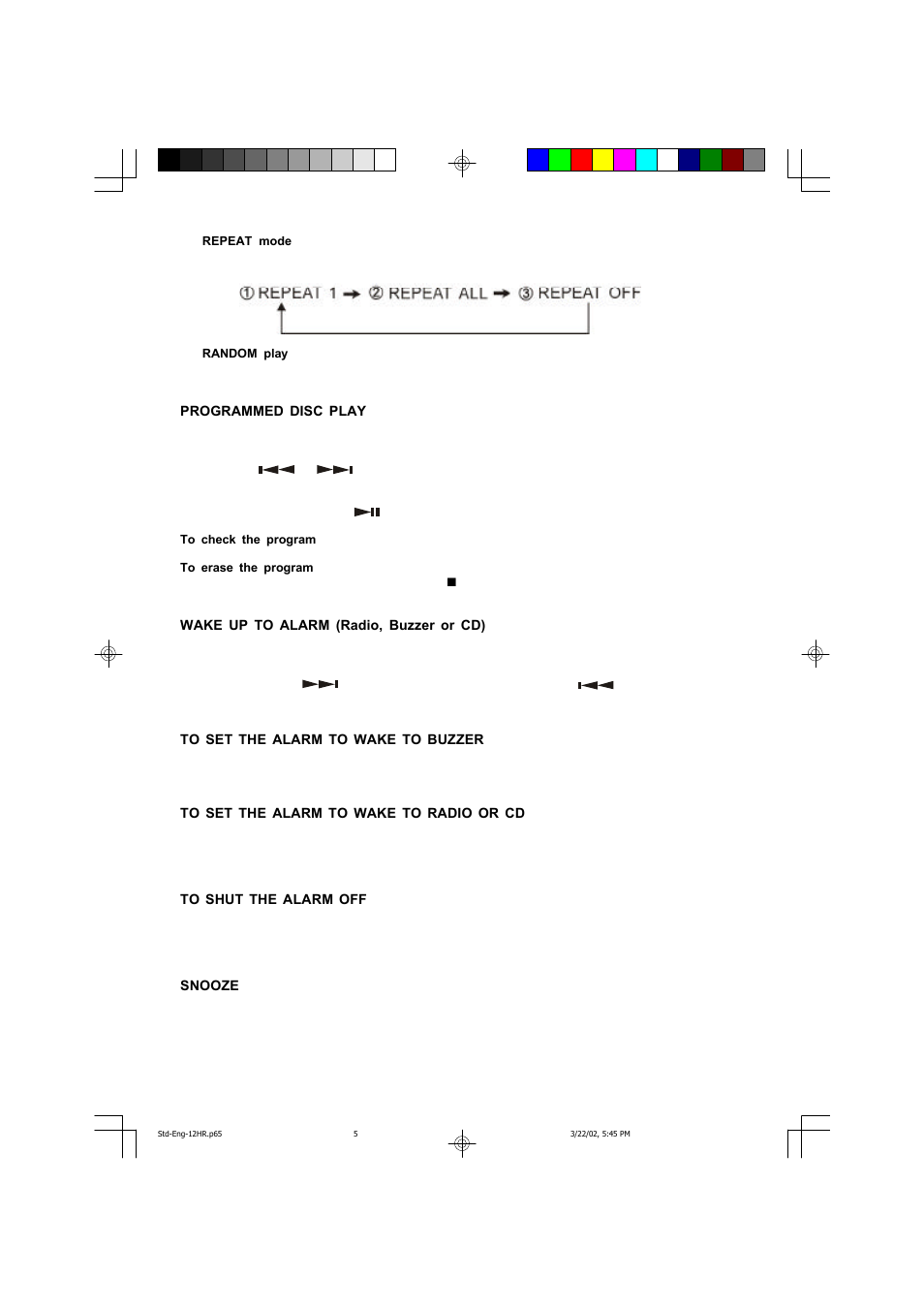 Curtis CR4940 User Manual | Page 4 / 5