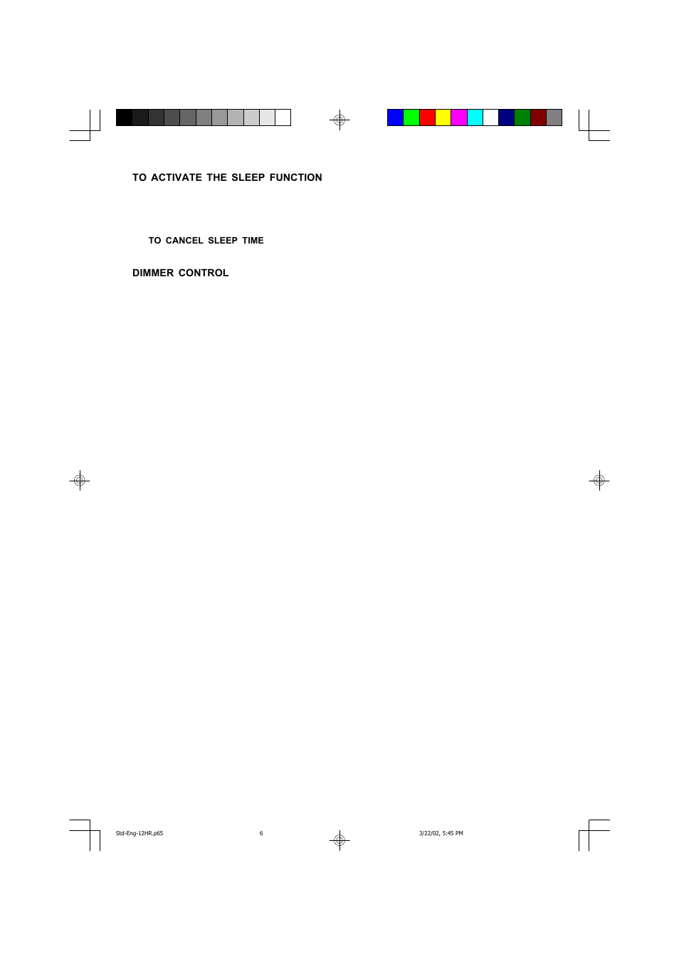 Curtis CR4940 User Manual | Page 5 / 5