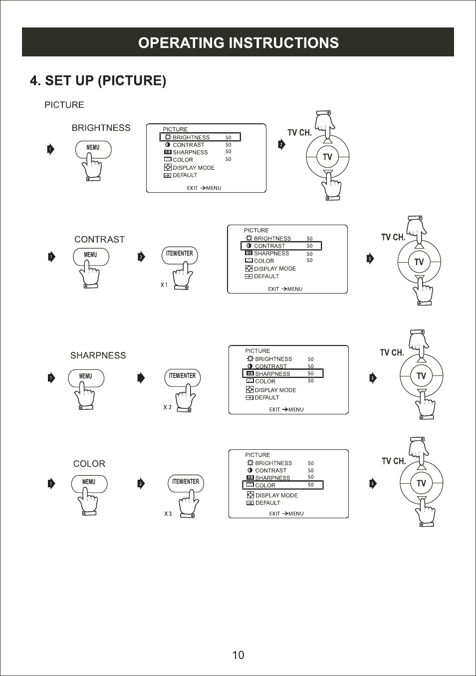 Curtis KCR2622UK User Manual | Page 11 / 17