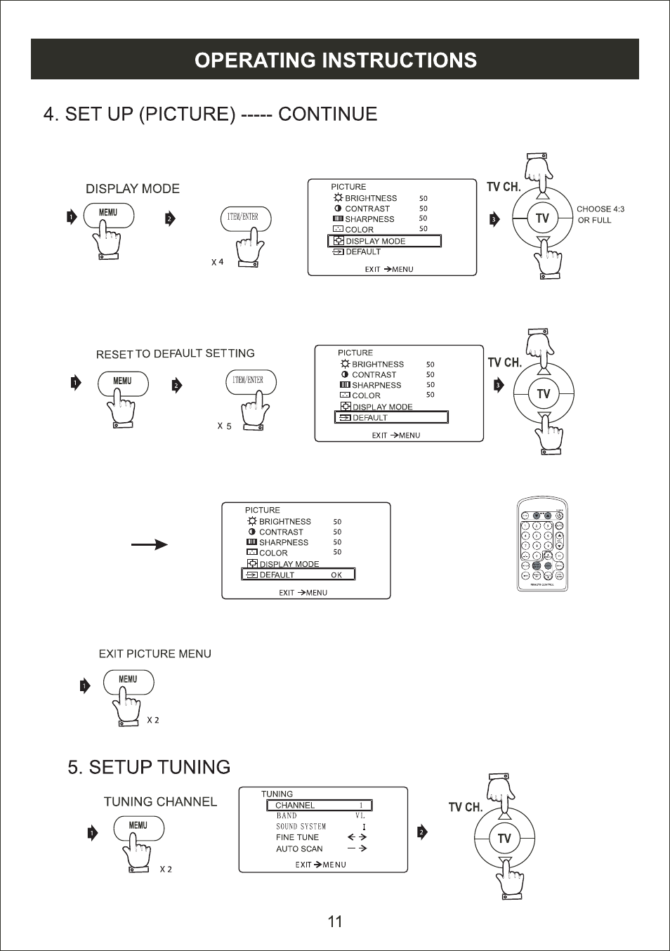 Curtis KCR2622UK User Manual | Page 12 / 17