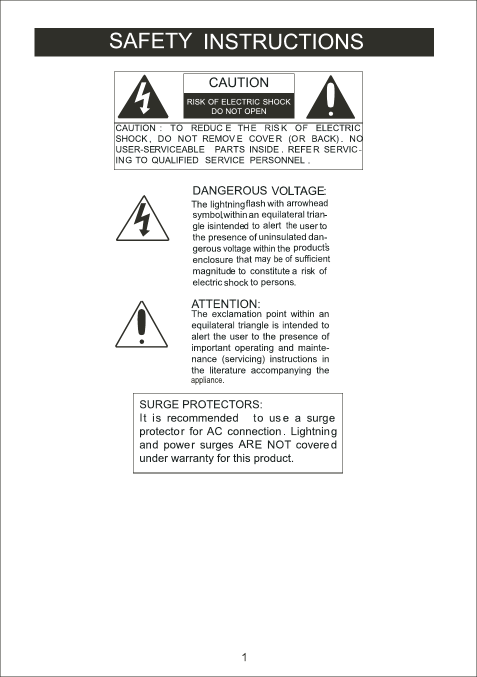 Curtis KCR2622UK User Manual | Page 2 / 17