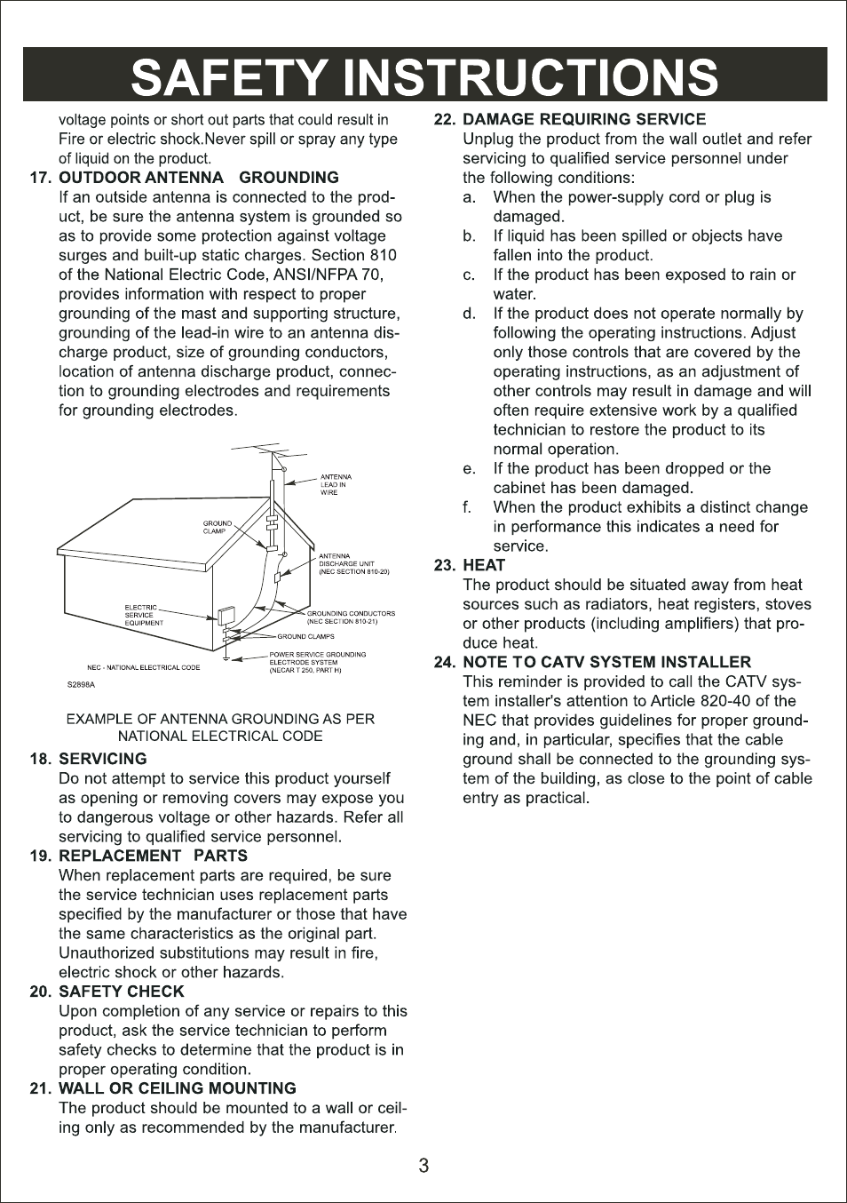 Curtis KCR2622UK User Manual | Page 4 / 17