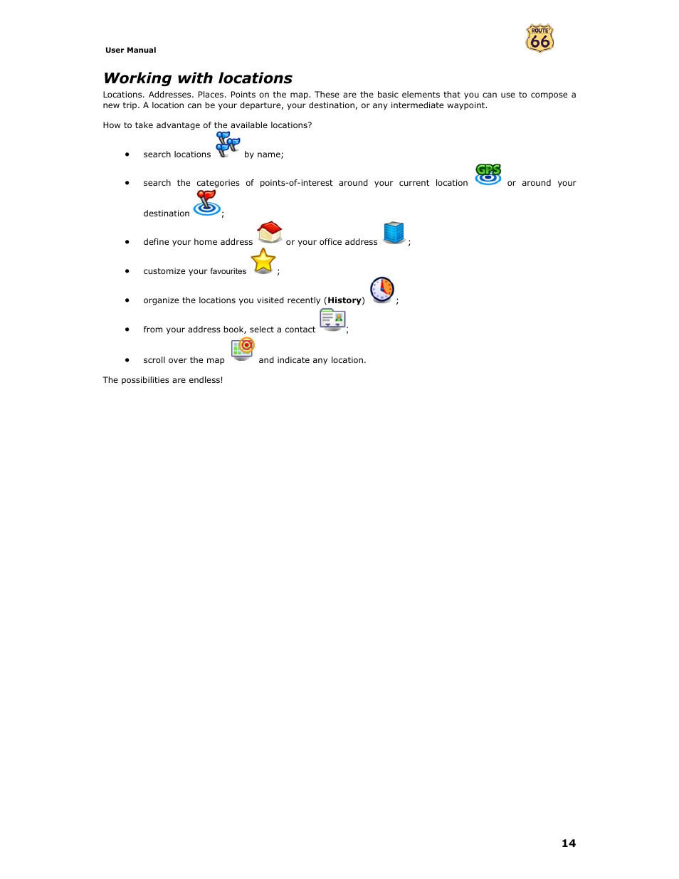 Working with locations | Curtis GPD359 User Manual | Page 14 / 71