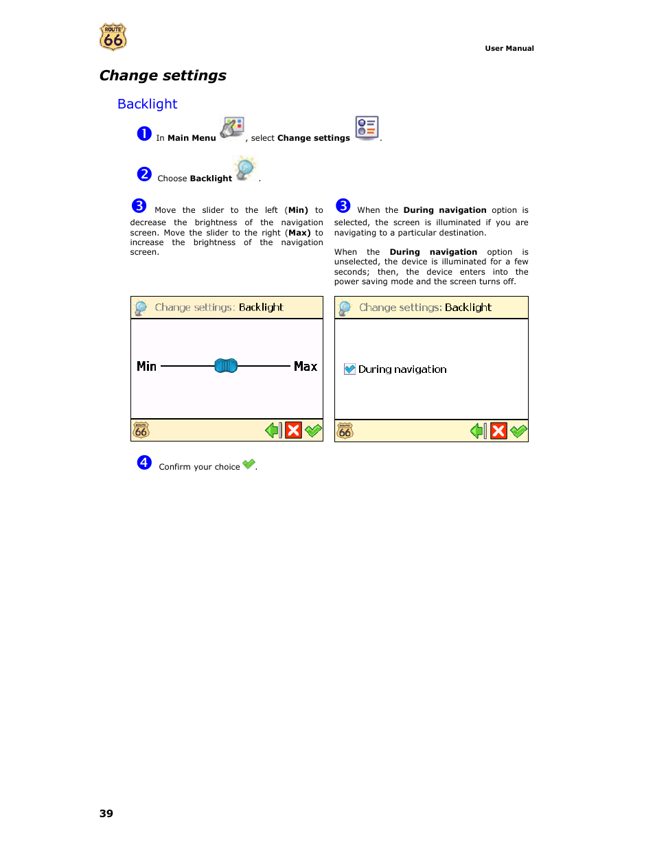 Change settings | Curtis GPD359 User Manual | Page 39 / 71