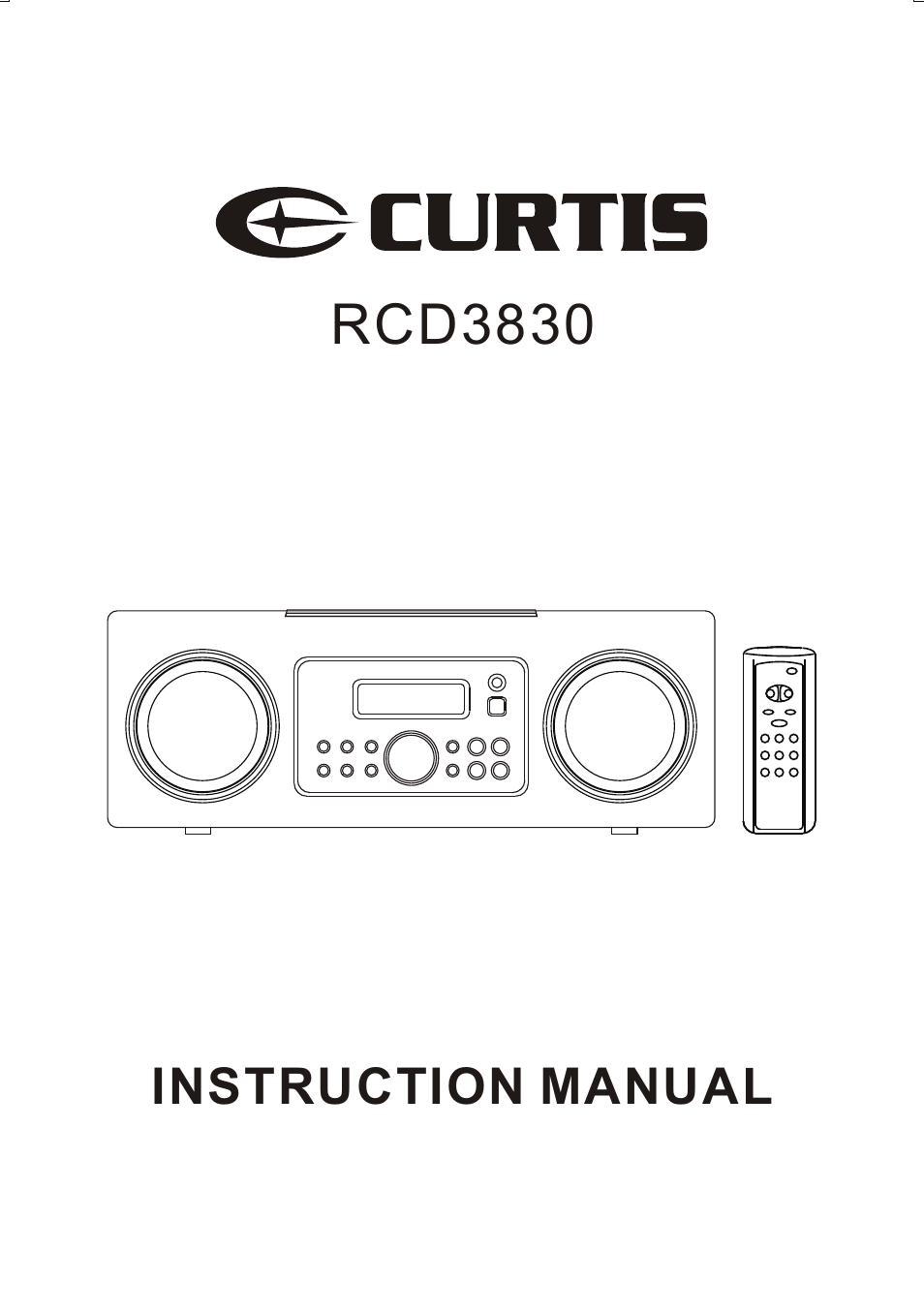 Curtis RCD3830 User Manual | 23 pages