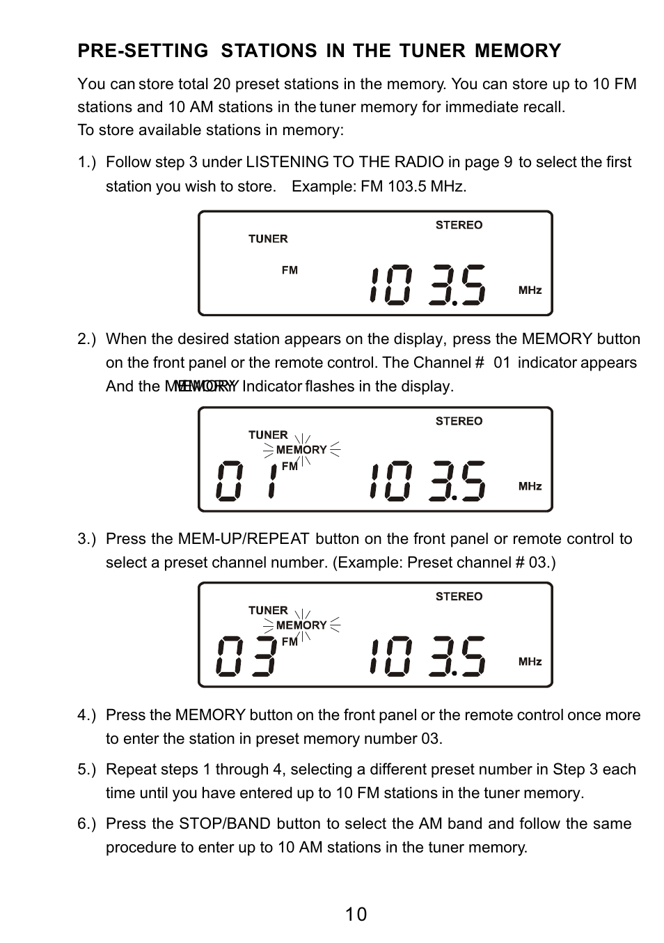 Ò³ãæ 11 | Curtis RCD3830 User Manual | Page 11 / 23
