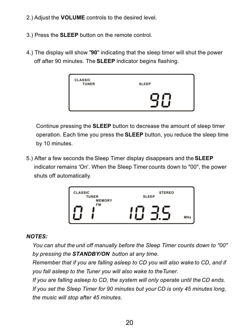 Ò³ãæ 21 | Curtis RCD3830 User Manual | Page 21 / 23