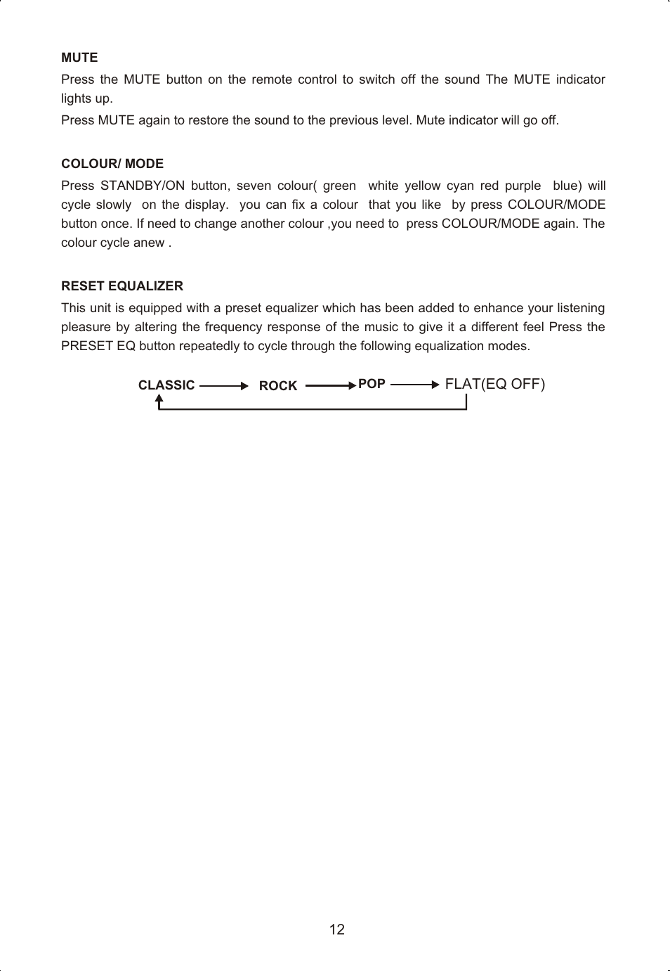 Curtis RCD725 User Manual | Page 14 / 17