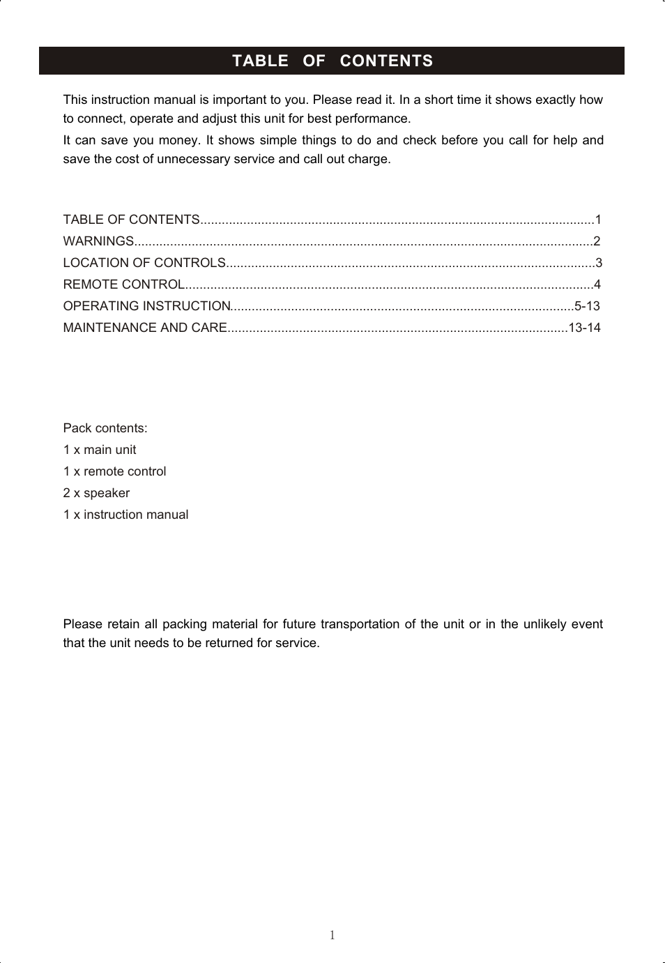 Curtis RCD725 User Manual | Page 3 / 17