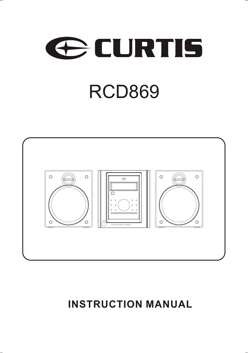 Curtis RCD869 User Manual | 17 pages