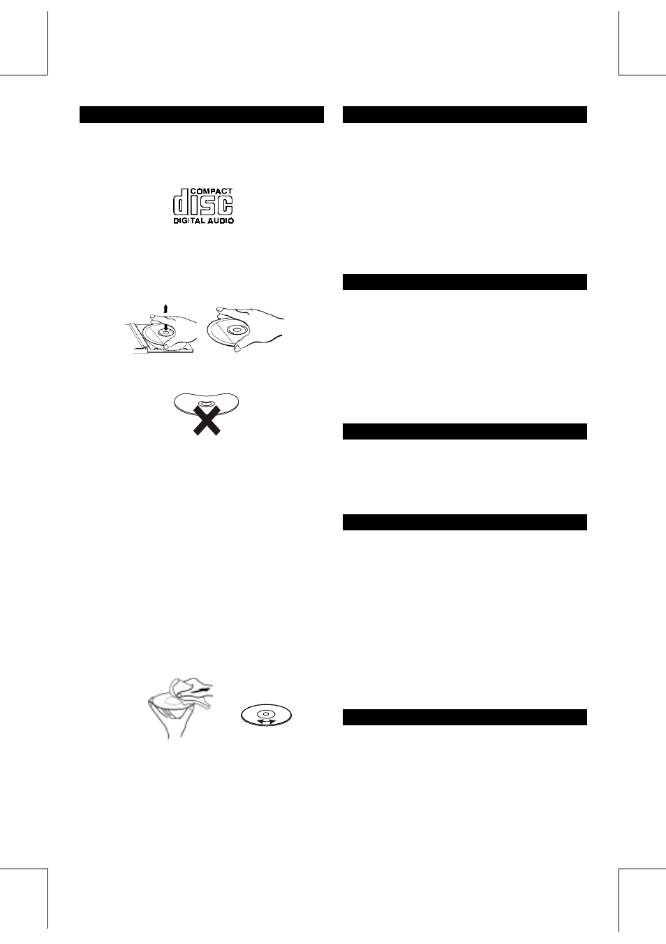 Compact disc, Mode/remain, Clock setting | Mute (remote control only), Timer setting, Preset eq | Curtis RCD877 User Manual | Page 11 / 12