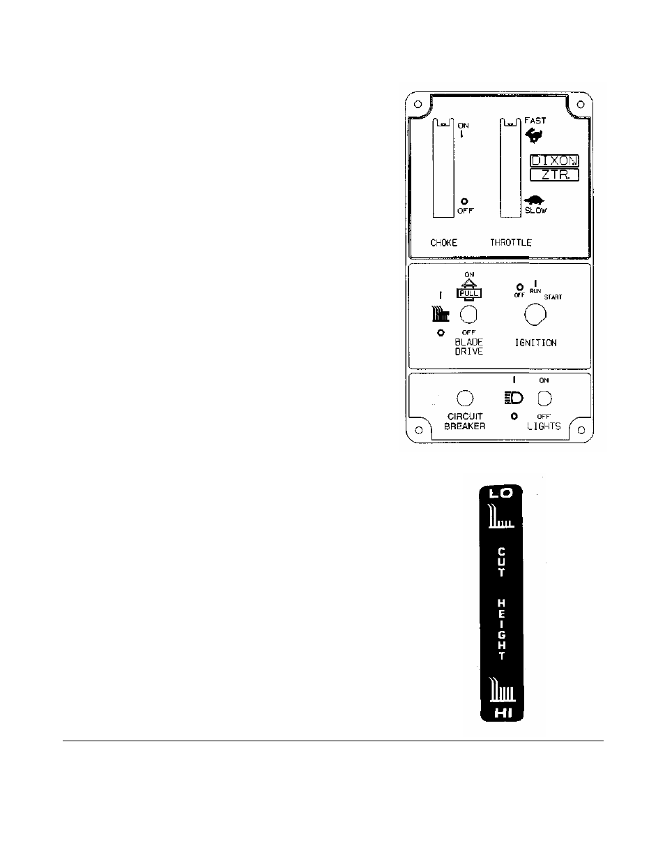 Controls | Dixon 6601 User Manual | Page 16 / 51