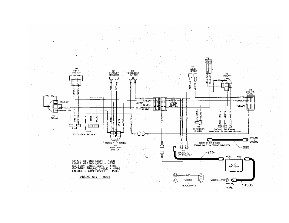 6601 wiring | Dixon 6601 User Manual | Page 48 / 51