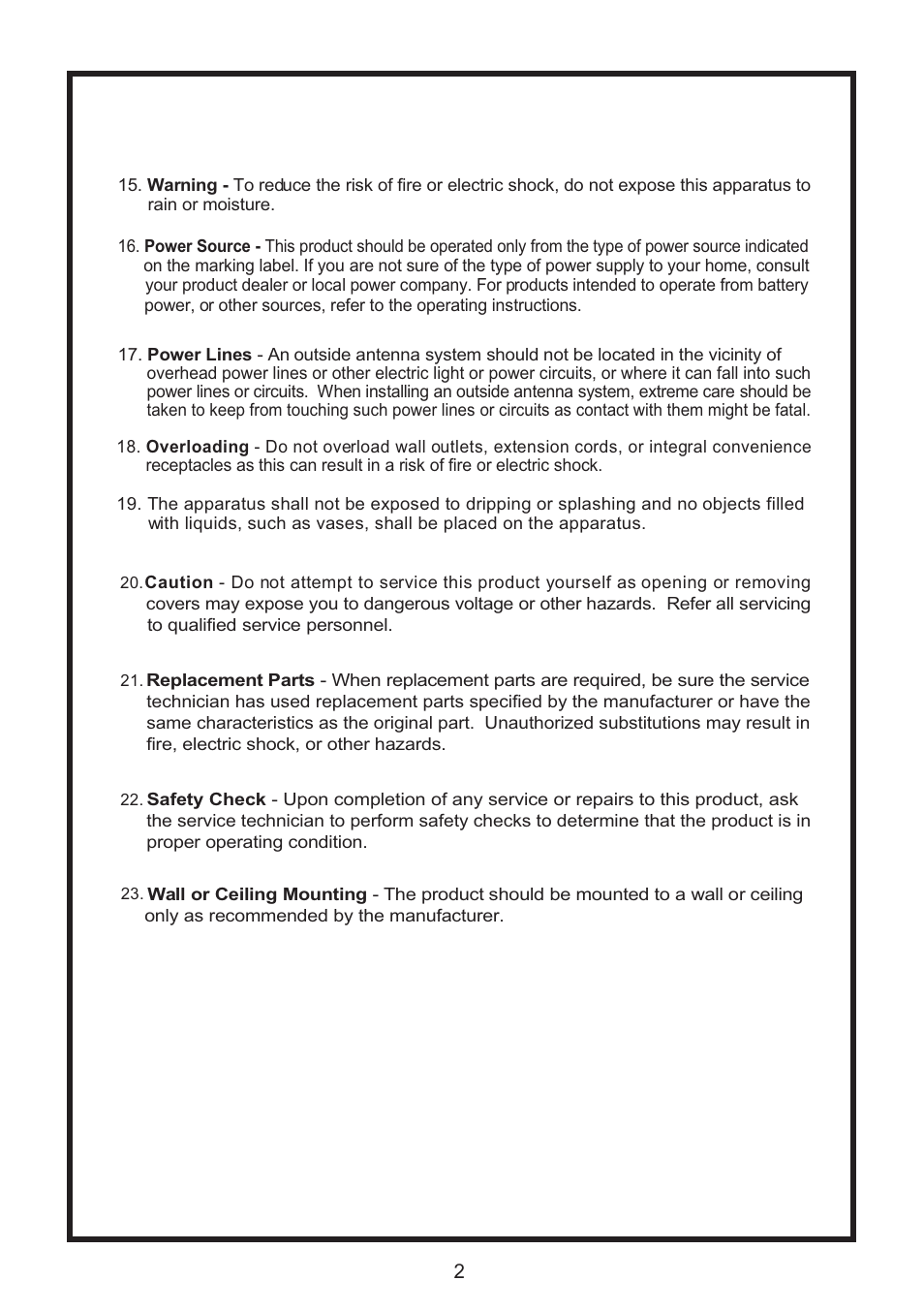 Ò³ãæ 3 | Curtis RCD817 User Manual | Page 3 / 11