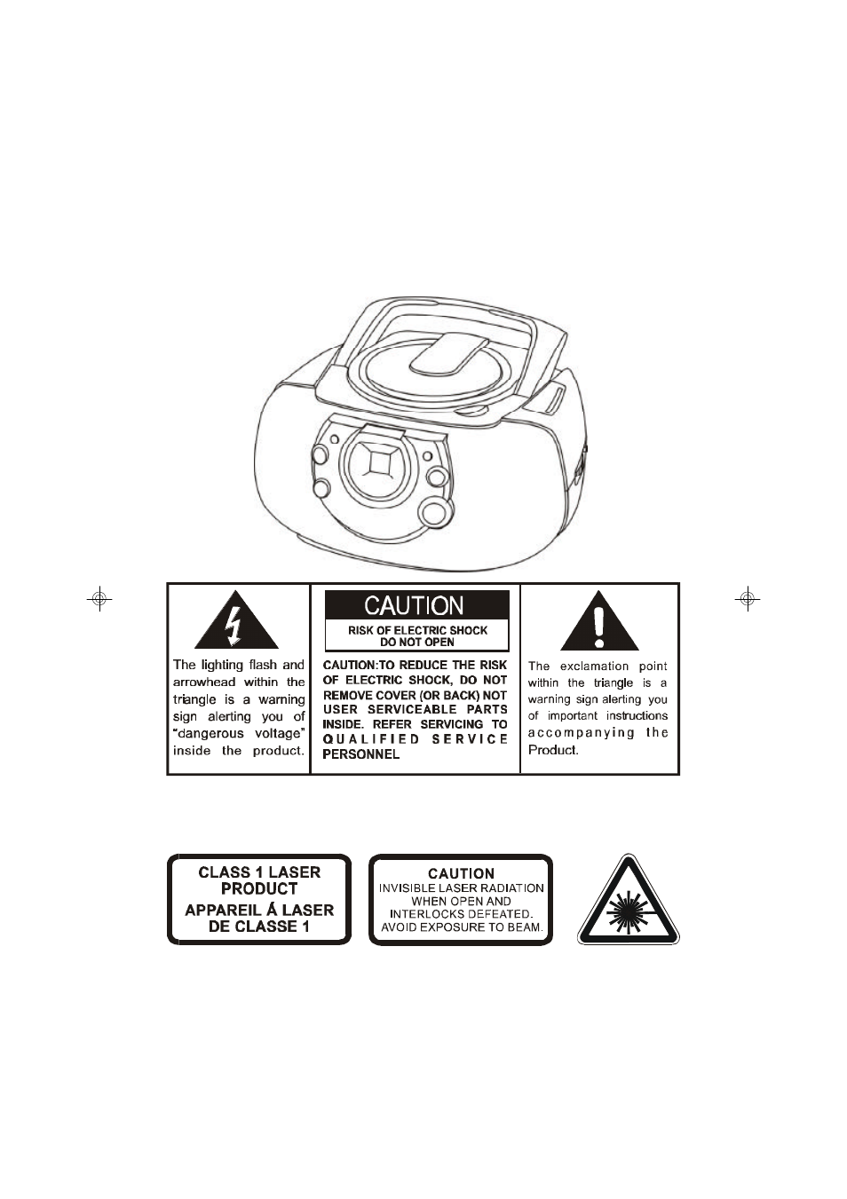 Curtis RCD157 User Manual | 5 pages