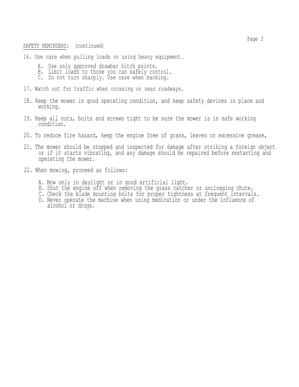Dixon 501 User Manual | Page 6 / 35