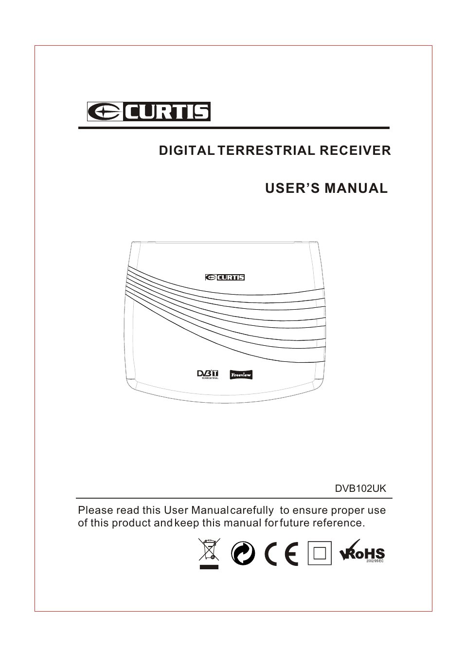 Curtis DVB102UK User Manual | 29 pages