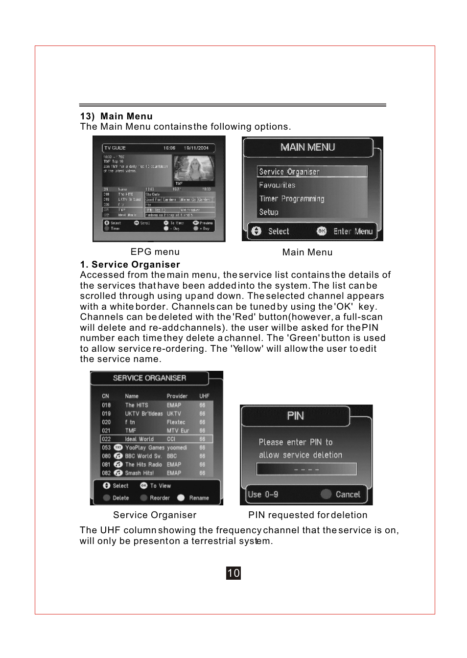 Ò³ãæ 14 | Curtis DVB102UK User Manual | Page 14 / 29