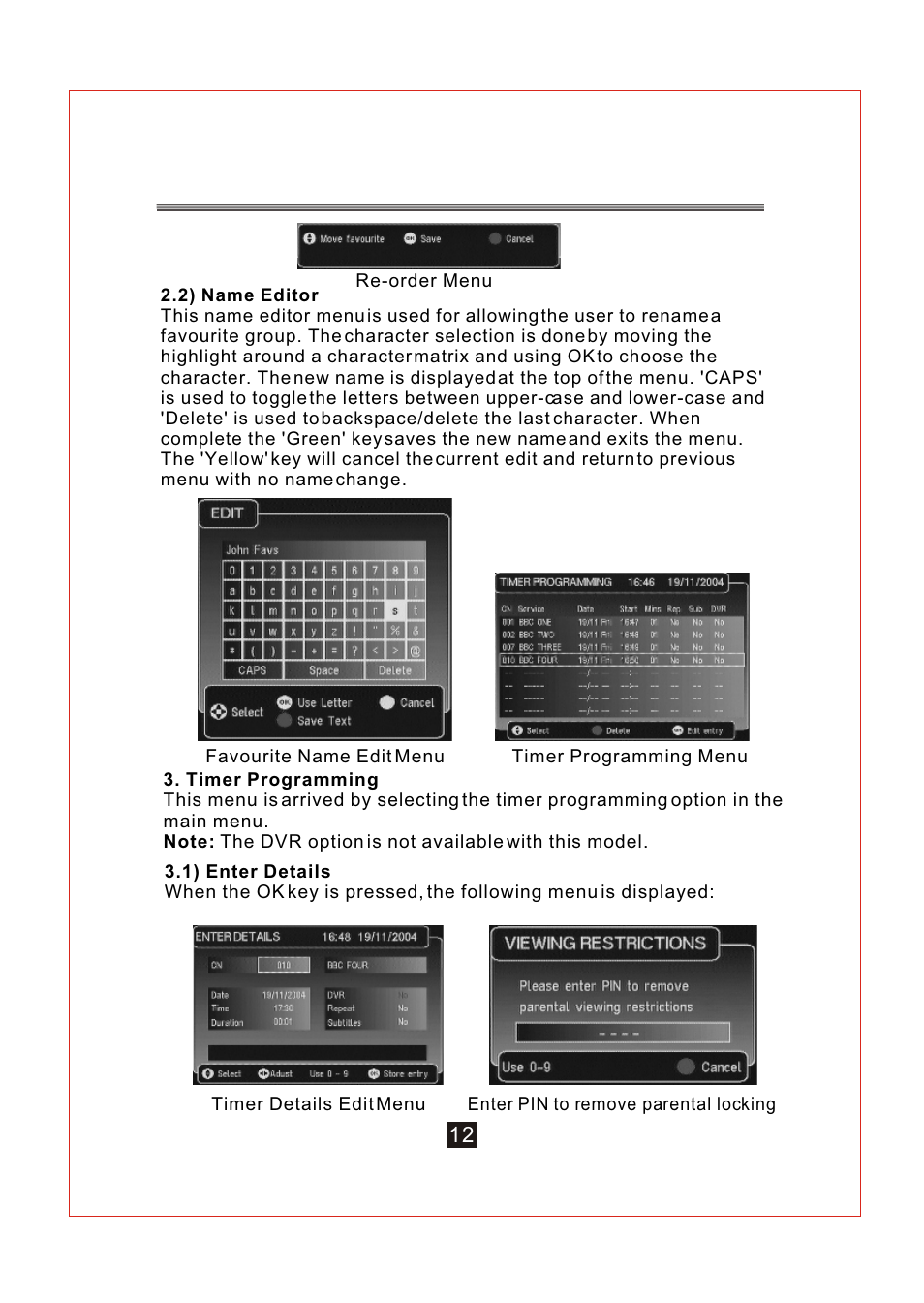 Ò³ãæ 16 | Curtis DVB102UK User Manual | Page 16 / 29