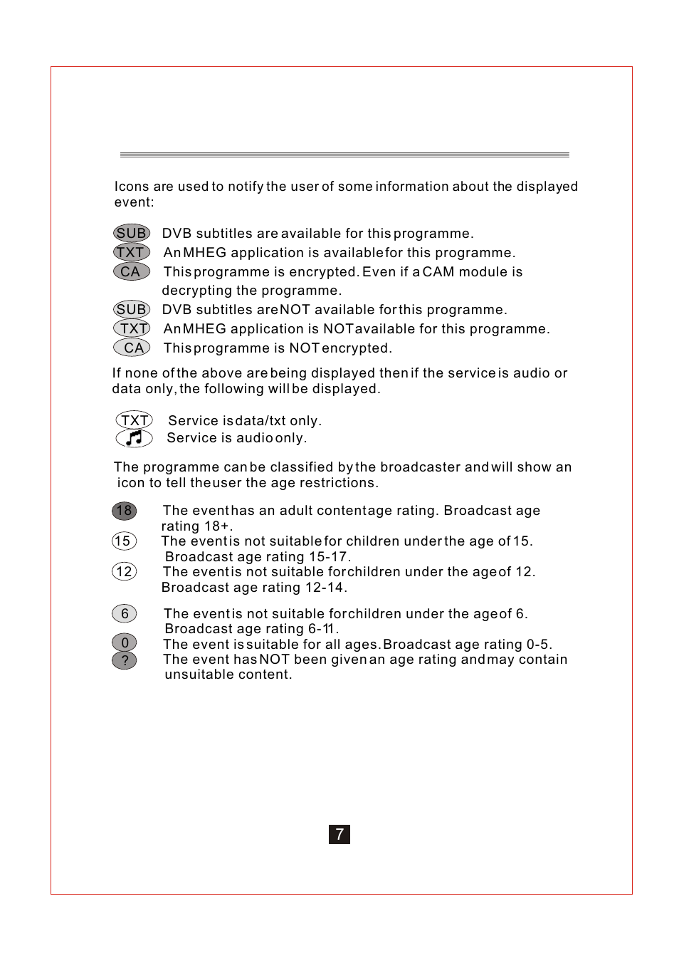 Ò³ãæ 12 | Curtis DVBTUK-T3 User Manual | Page 12 / 32