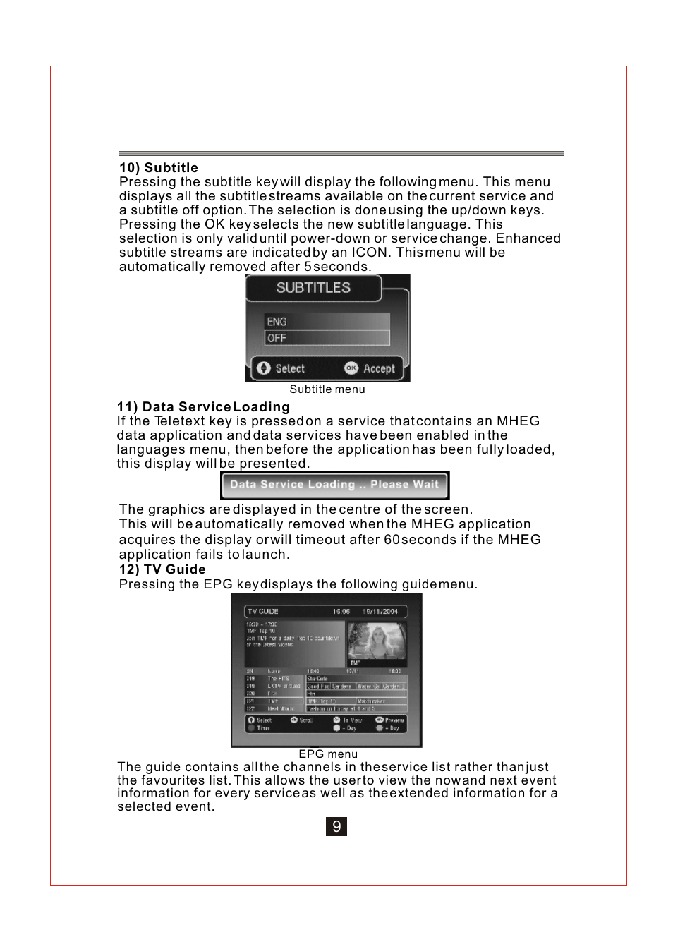 Ò³ãæ 14 | Curtis DVBTUK-T3 User Manual | Page 14 / 32