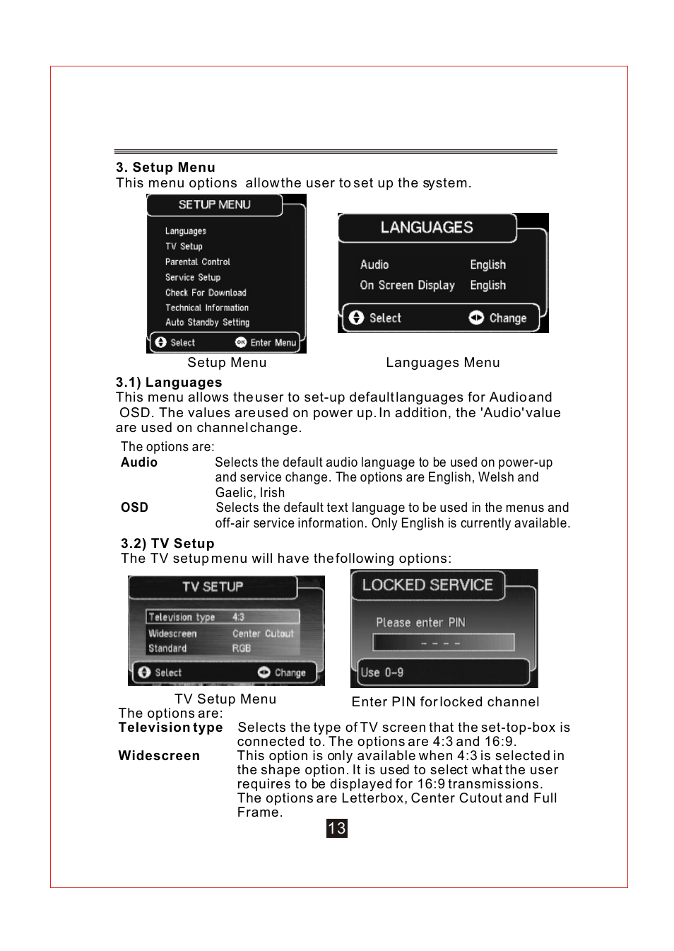 Ò³ãæ 18 | Curtis DVBTUK-T3 User Manual | Page 18 / 32