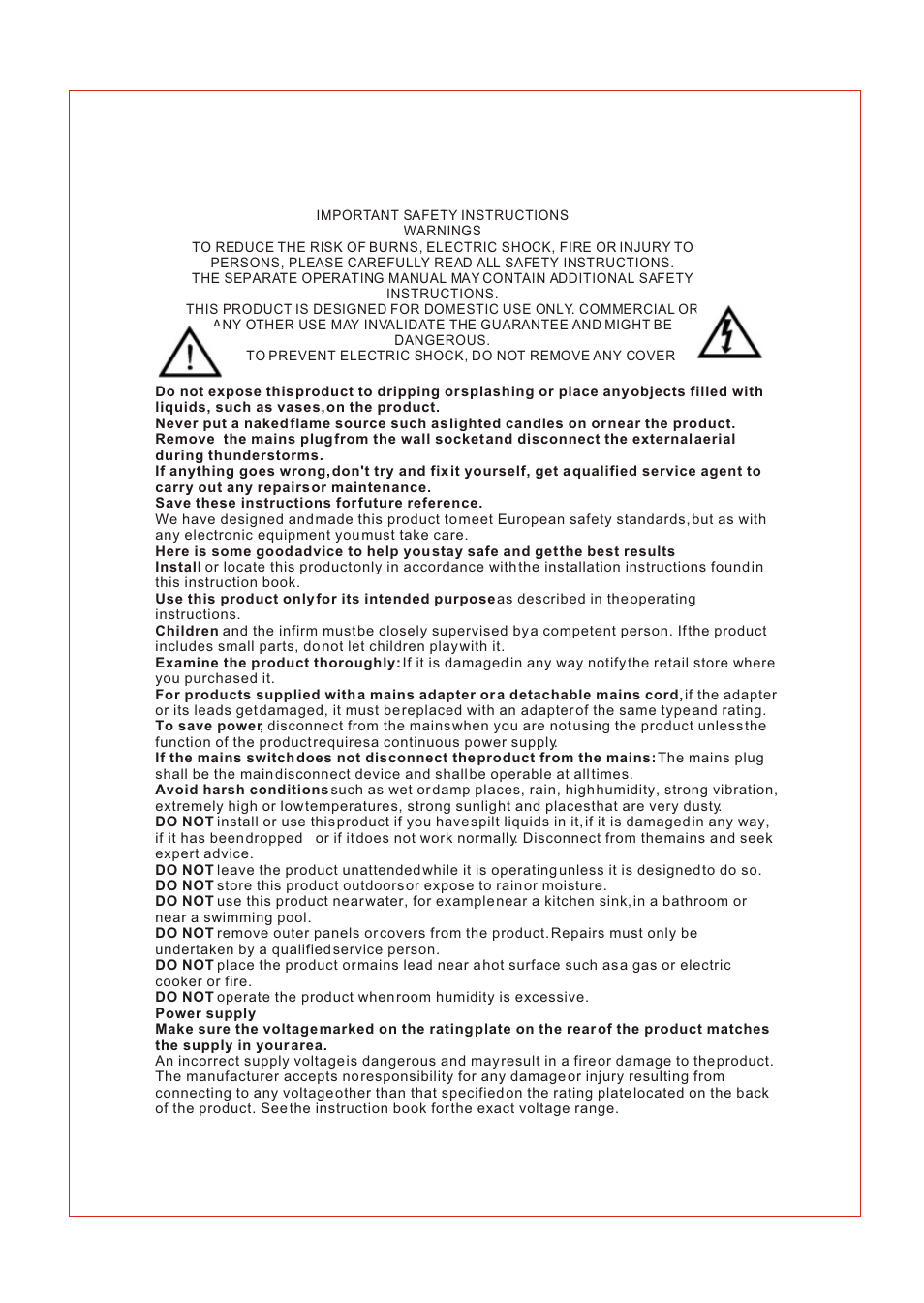 Ò³ãæ 3 | Curtis DVBTUK-T3 User Manual | Page 3 / 32