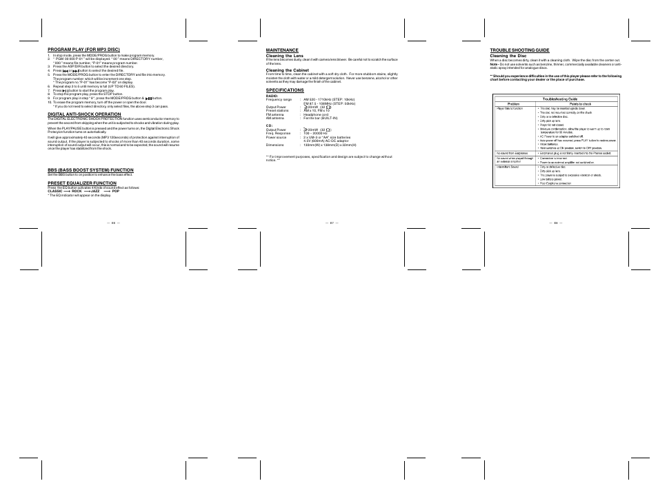 Curtis CD256 User Manual | Page 2 / 2