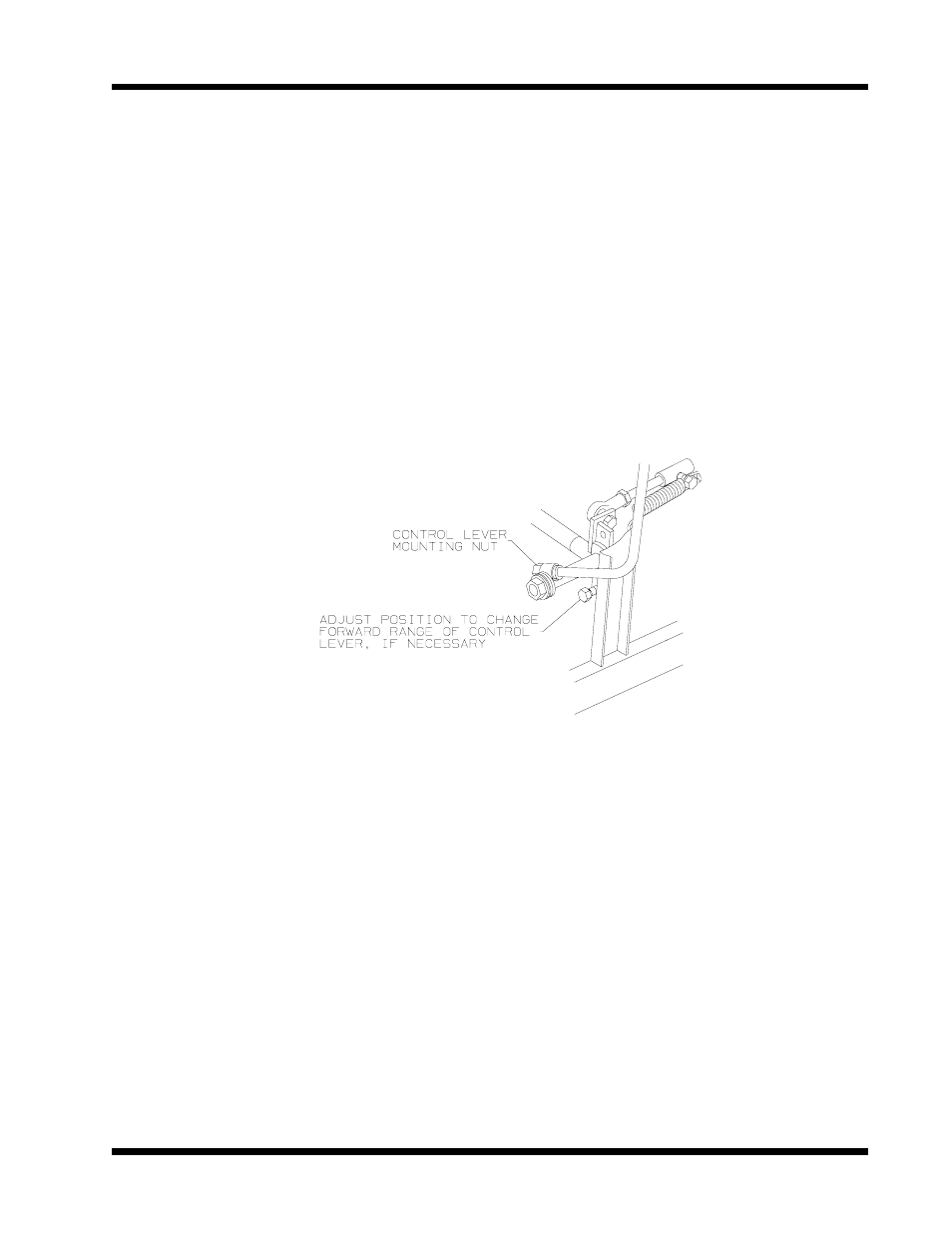 Care and maintenance, Forward travel speed adjustment | Dixon ZTR 5425 User Manual | Page 37 / 49