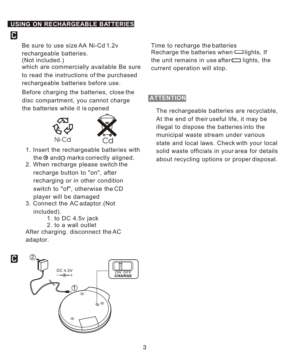 Curtis CDMP364 User Manual | Page 4 / 11