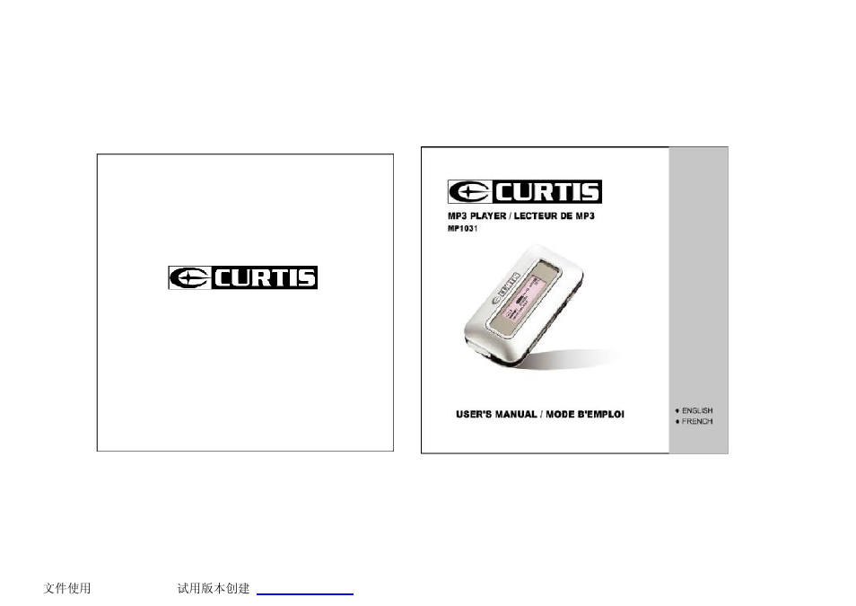 Curtis MP1031 User Manual | 18 pages