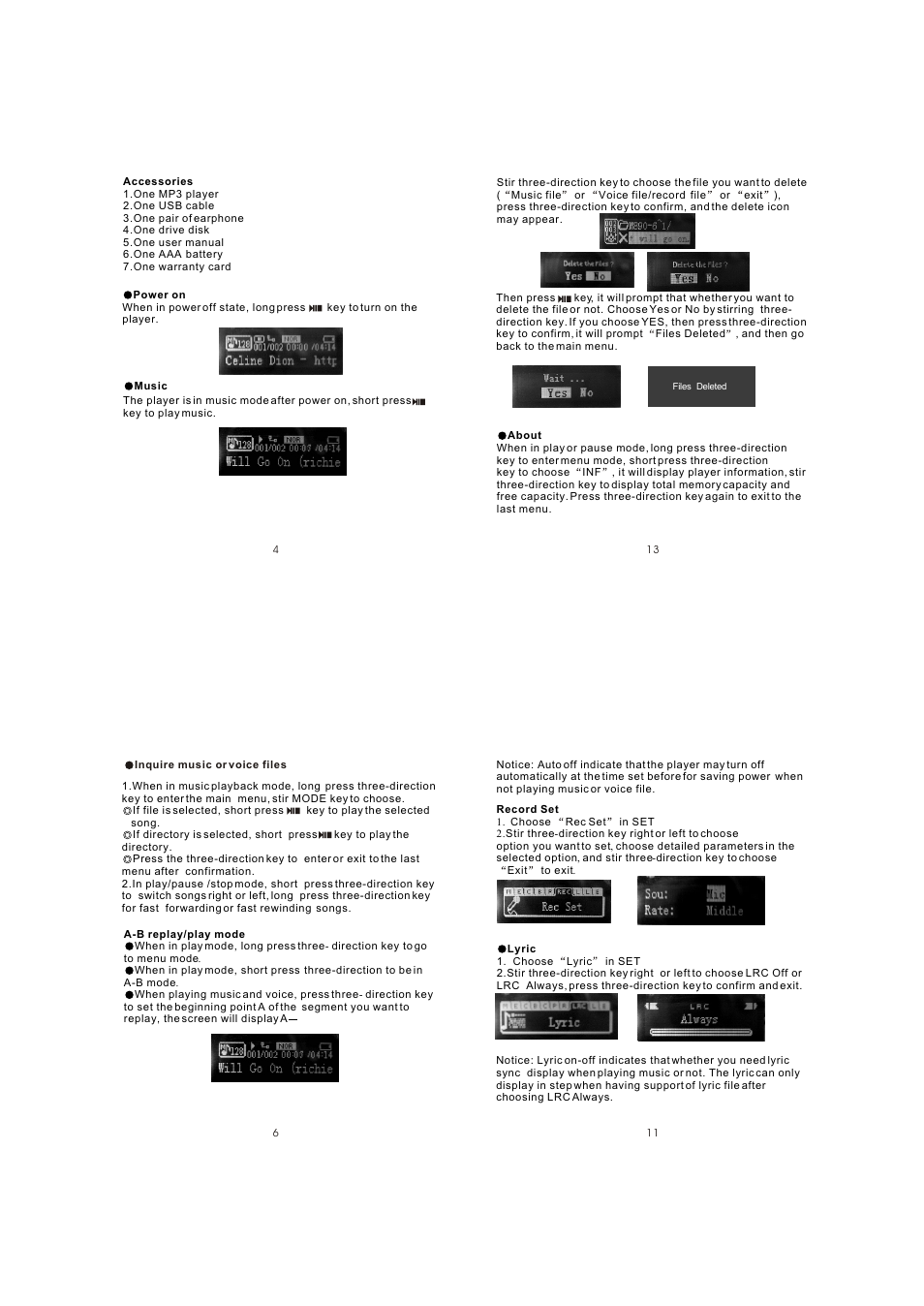 Ò³ãæ 4 | Curtis MP3257B User Manual | Page 4 / 6