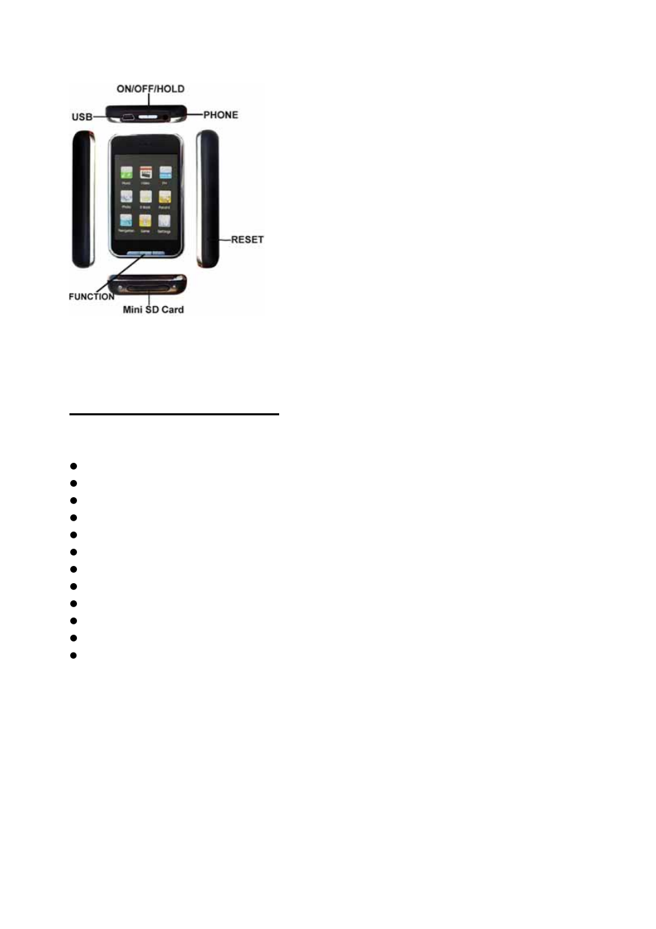 Chapter 1. basic information, Products features, Button functions | Curtis MPK7836 User Manual | Page 3 / 16