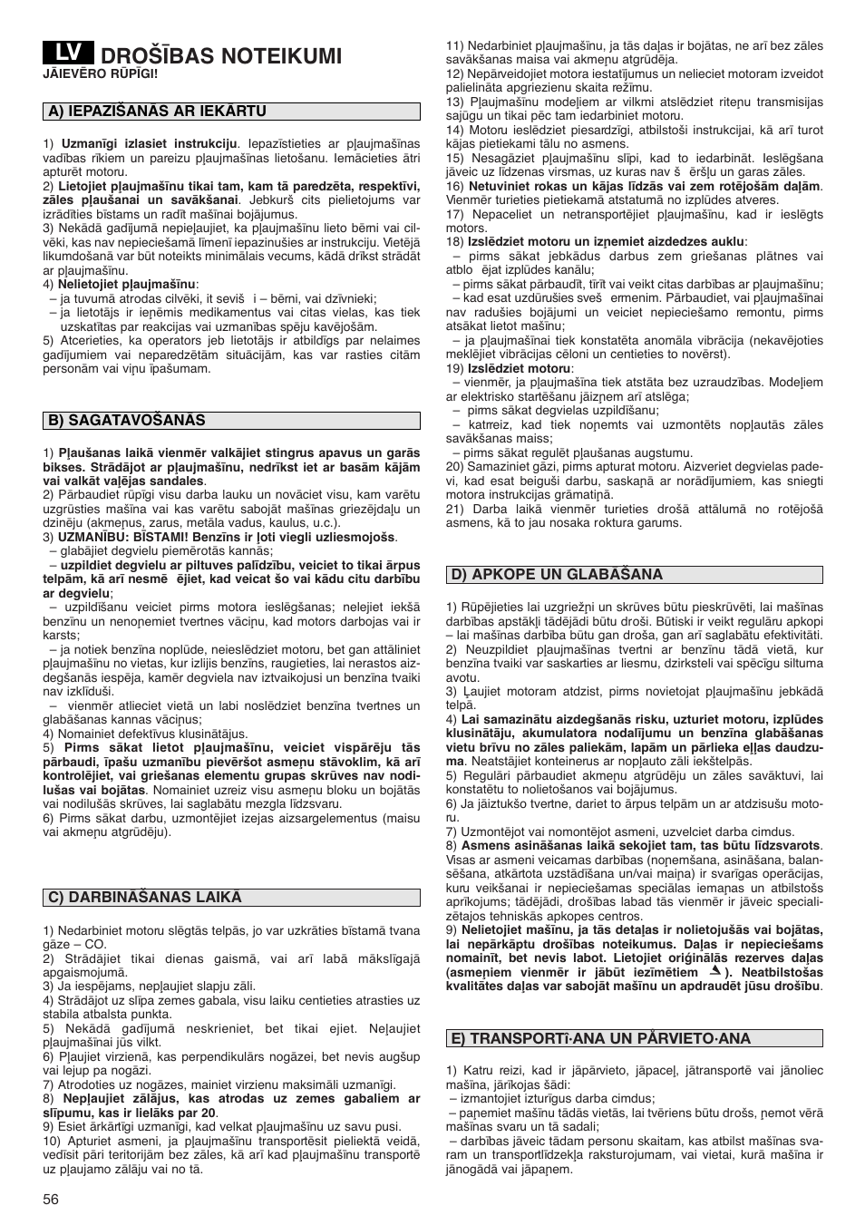 Dolmar PM-43 User Manual | Page 56 / 76