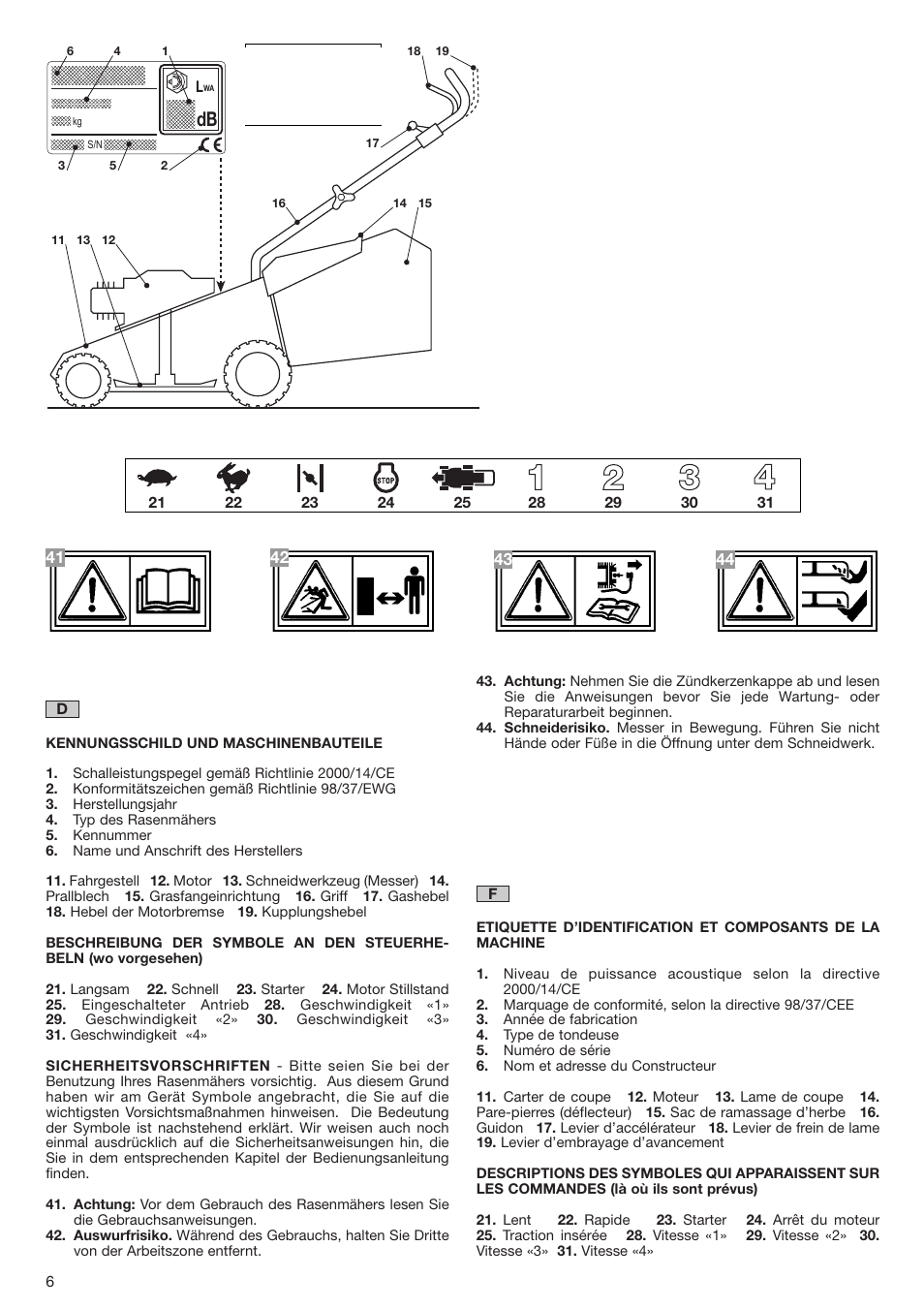 Dolmar PM-43 User Manual | Page 6 / 76