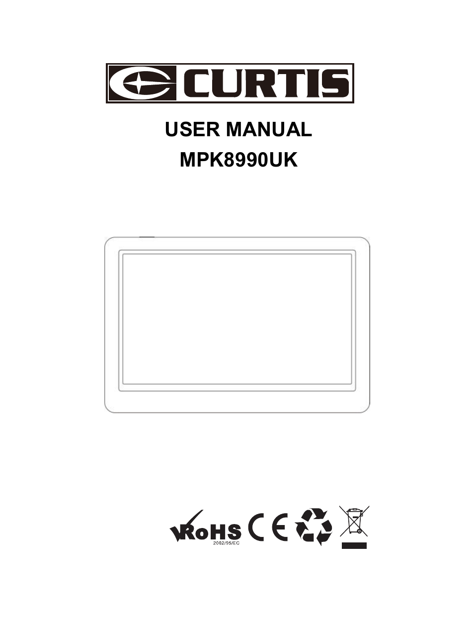 Curtis MPK8990UK User Manual | 23 pages