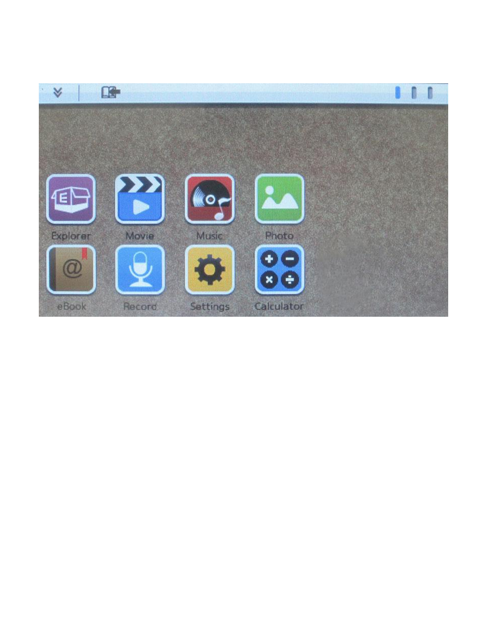 Main interface | Curtis MPK8990UK User Manual | Page 7 / 23